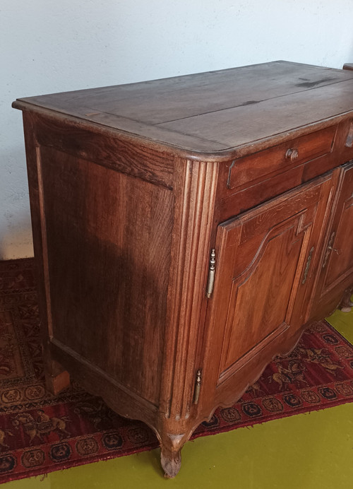 Credenza Luigi XV in rovere