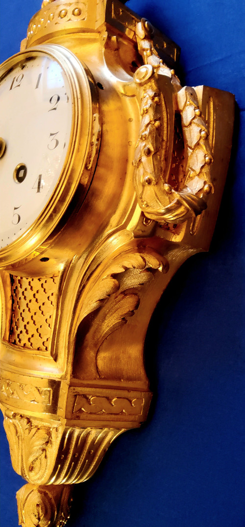 Wall light called alcove in gilded bronze in the Transition style Louis XV Louis XVI 19th century