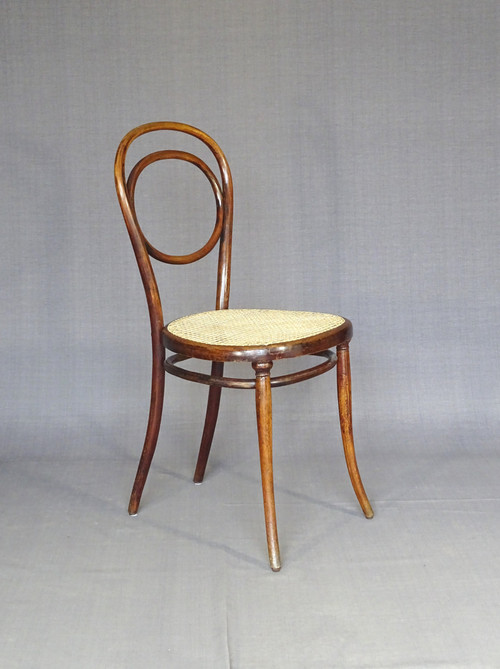 Sedia Thonet N°10, 1870 circa, decoro in palissandro