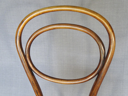 Sedia Thonet N°10, 1870 circa, decoro in palissandro