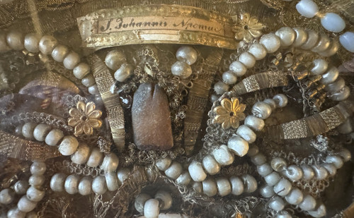 Tableau Reliquaire à La Gloire De Saint François Xavier – XVIIIe 