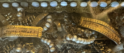 Tableau Reliquaire à La Gloire De Saint François Xavier – XVIIIe 