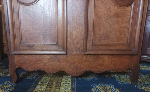 Transition period walnut cabinet