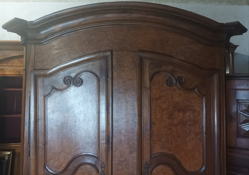 Transition period walnut cabinet