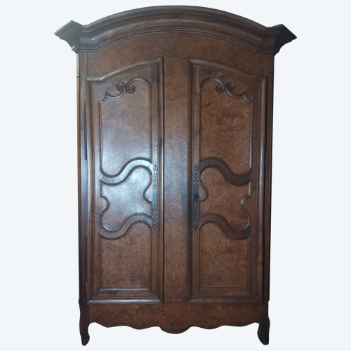 Transition period walnut cabinet