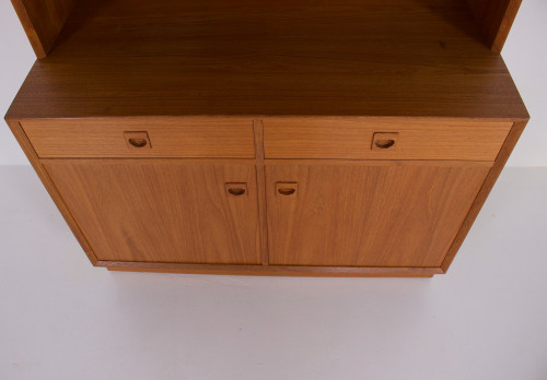 Erik Brouer Two-Body Danish Teak Buffet