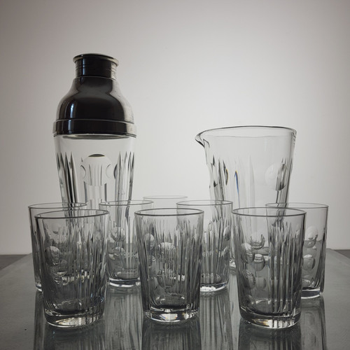 Sèvres crystal cocktail service 1960's