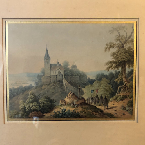Landschaften mit Schlössern, Romantische Schule, Mitte des 19. Jahrhunderts