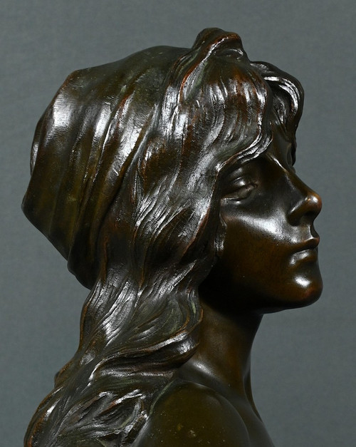 Bronze "Capture", signed E.Villanis - Late 19th century
