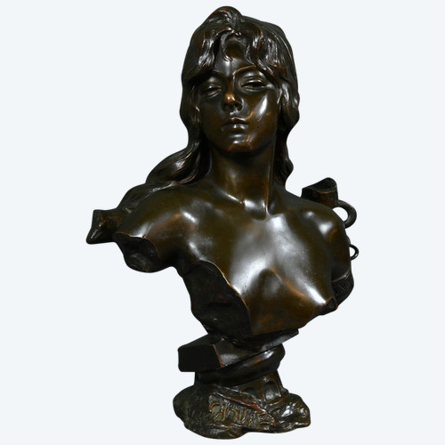 Bronze "Capture", signed E.Villanis - Late 19th century