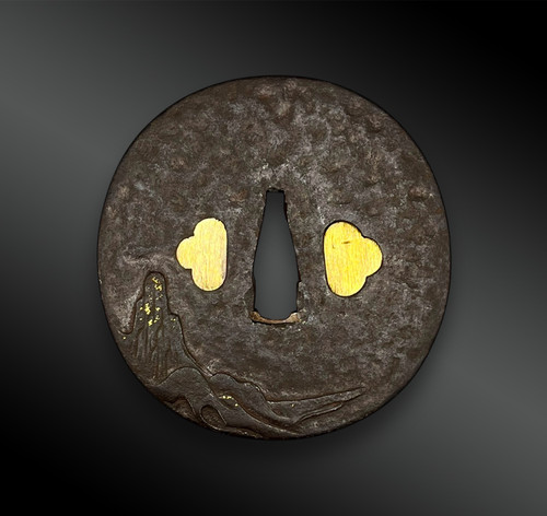 TSUBA Maru Gata - Giappone - Periodo Edo (1603-1868)