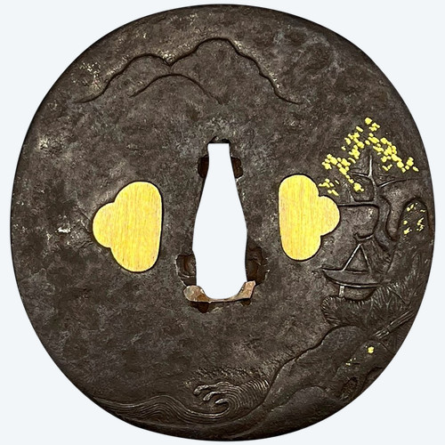 TSUBA Maru Gata - Giappone - Periodo Edo (1603-1868)