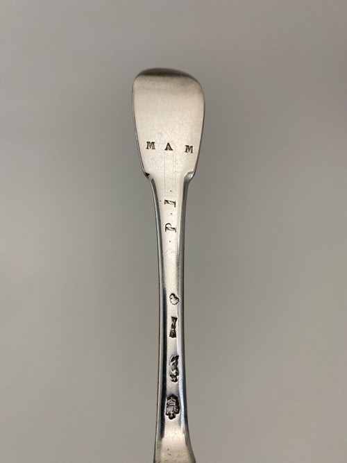 18th century silver spoon Fermiers Généraux