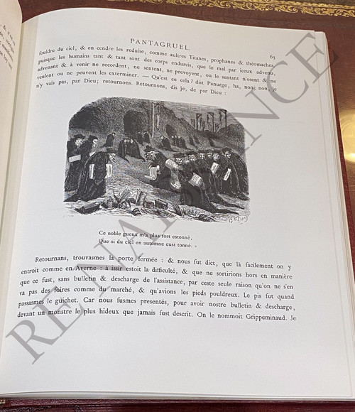The works of RABELAIS illustrated by Gustave DORÉ.