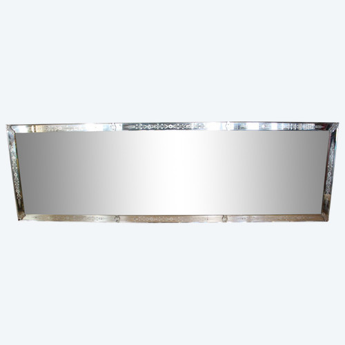 Enorme controspecchio di Murano lungo 355 cm