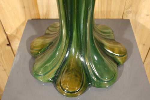 Large Art Nouveau Vase By Jérôme Massier
