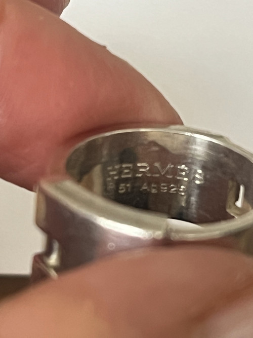 Anello con fascia di Hermès