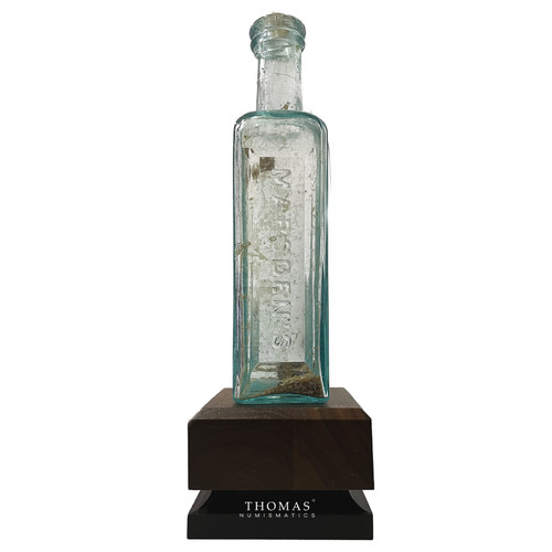 GLASFLASCHE - MARSDEN'S CARMINATIVE SYRUP - SCHATZ SCHIFFBRUCH - SS REPUBLIC
