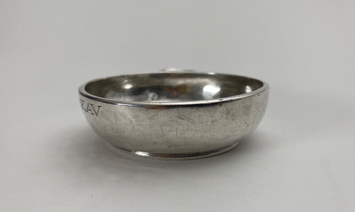 Tastevin aus Silber XVIII. Jahrhundert Schlangengriff Rousseau Fermiers généraux
