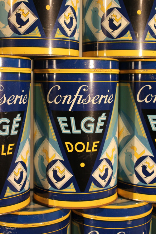  Boîte publicitaire de la confiserie ELGE