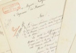 LOT OF 7 LETTERS – SENT TO EMPEROR NAPOLEON III