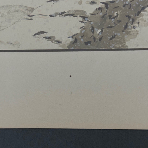 Litografia di Henri Rivière La Féérie des Heures - La Neige