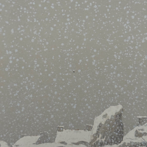 Litografia di Henri Rivière La Féérie des Heures - La Neige