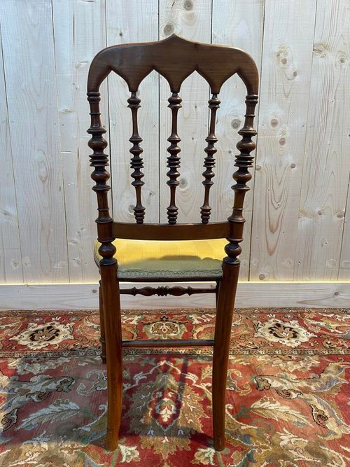 Set of 4 Napoleon III "Cathedral" chairs
