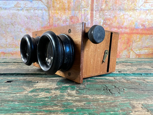 Stéréoscope Visionneuse Vérascope Richard en bois - 20ème siècle