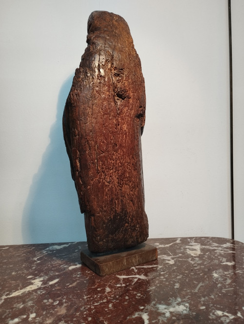 VERGINE Scultura in legno del XVI secolo