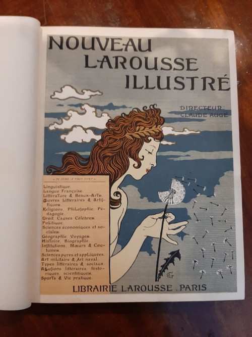 Nouveau Larousse illustré & Atlas - Enzyklopädisches Universalwörterbuch - 1898 bis 1907