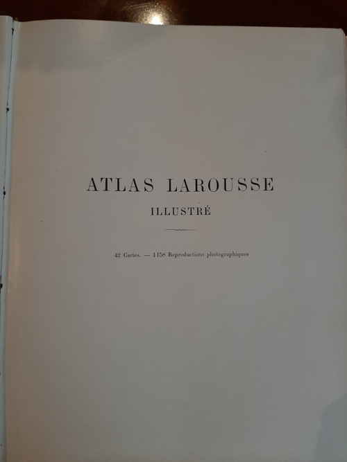 Nouveau Larousse illustré & Atlas - Enzyklopädisches Universalwörterbuch - 1898 bis 1907