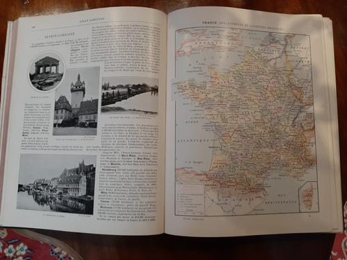 Nouveau Larousse illustré & Atlas - Enzyklopädisches Universalwörterbuch - 1898 bis 1907