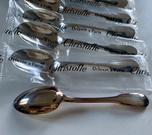 8 Christofle moka spoons