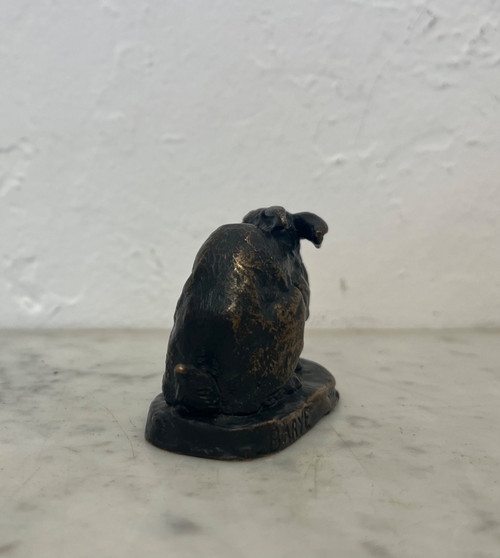 Sculpture - Bronze - Lièvre - Barye/barbedienne - XIX Eme