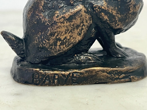 Sculpture - Bronze - Lièvre - Barye/barbedienne - XIX Eme