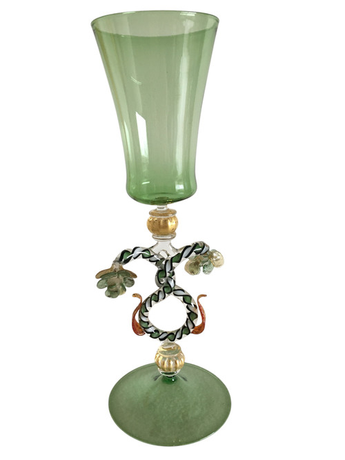 Murano glasses, set of 4 glasses, Venice circa 1970