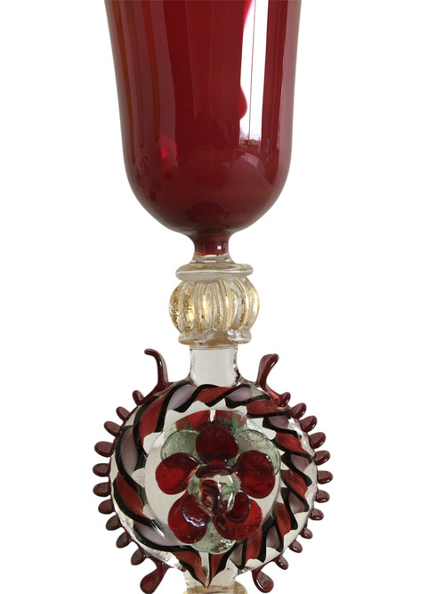 Murano glasses, set of 4 glasses, Venice circa 1970