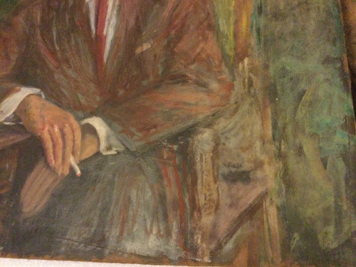 The man with the cigarette
