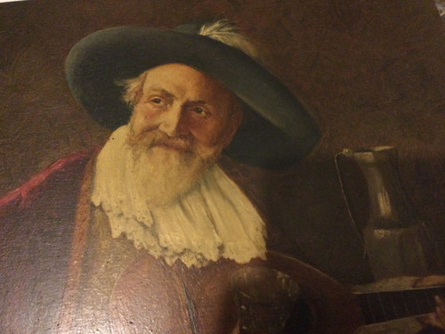 "The musician" signed E. PERRETON