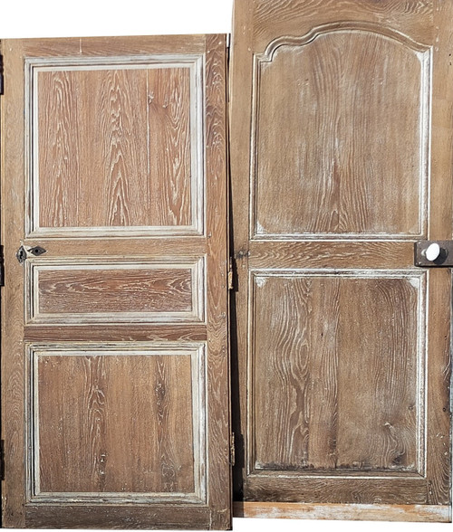 Portes Anciennes De Belle Qualité En Chêne époque XVIIIème