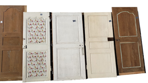 Portes Anciennes De Belle Qualité En Chêne époque XVIIIème