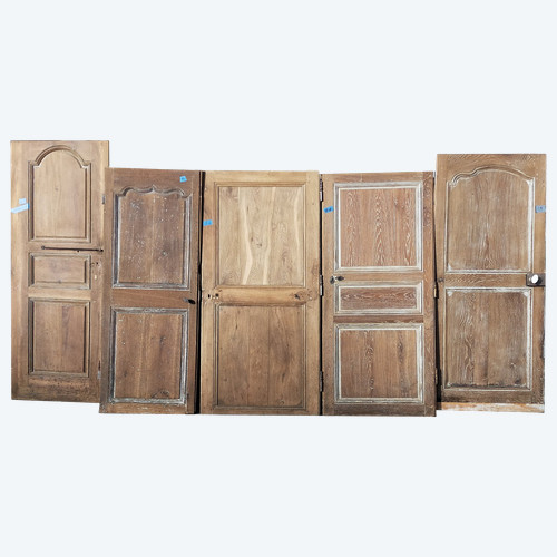 Portes Anciennes De Belle Qualité En Chêne époque XVIIIème