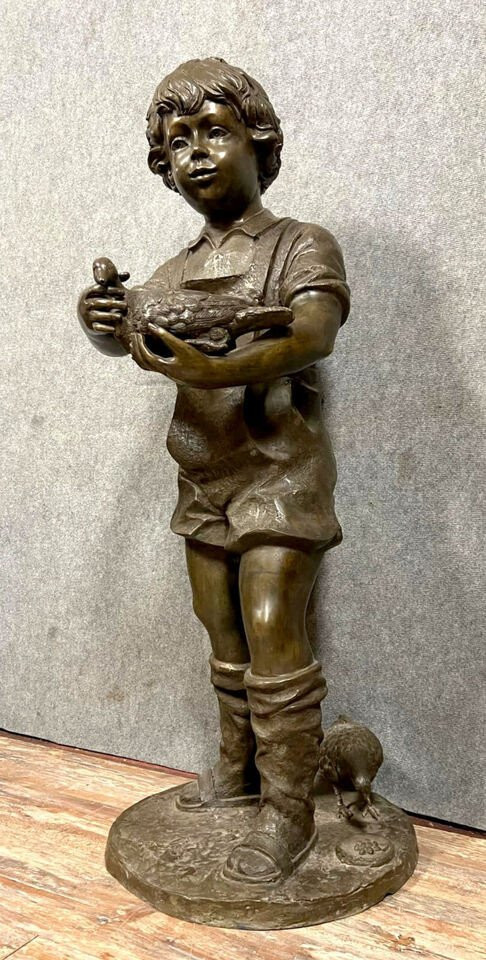 Dopo David Bromley: scultura in bronzo, altezza 132 cm