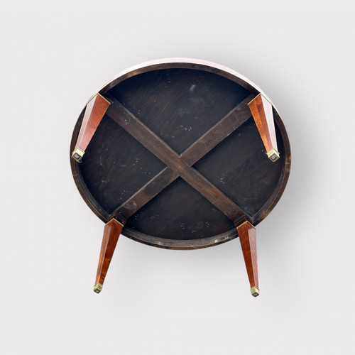 Jacque Quinet (1918-1992) Attribué à - Table ronde De Salle à Manger Vers 1950