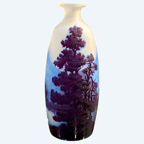 Emile Gallé Vase "Paysage Vosgien"