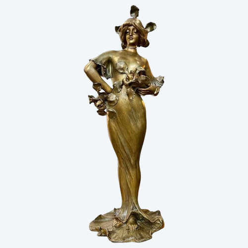Lucien Alliot Grande Sculpture "Flora"