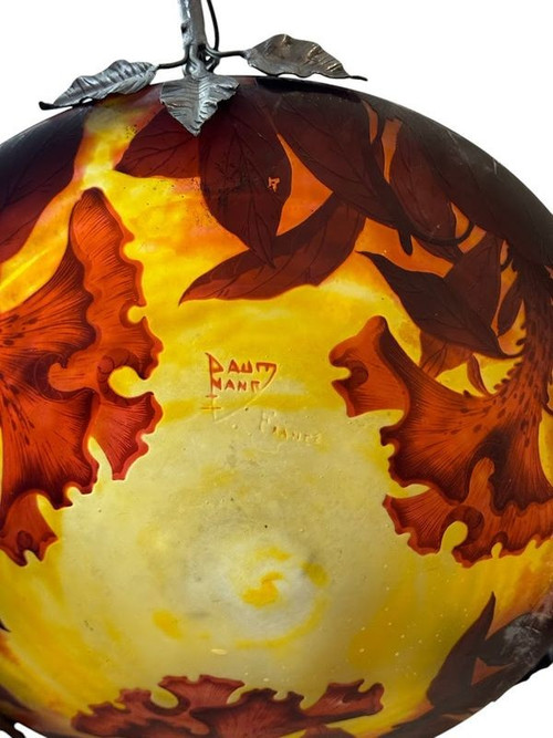 Daum Nancy "Crêtes De Coq" Chandelier
