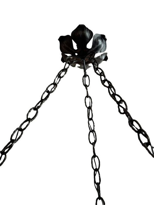 Daum Nancy "Crêtes De Coq" Chandelier