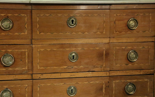 Kommode mit Sprung Louis XVI Epoche XVIII Jahrhundert